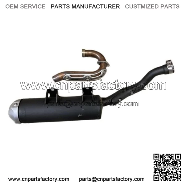 YAMAHA YFZ450R YFZ450X 09-25 FULL EXHAUST HEADER HEAD PIPE MUFFLER SILENCER OEM - Image 2