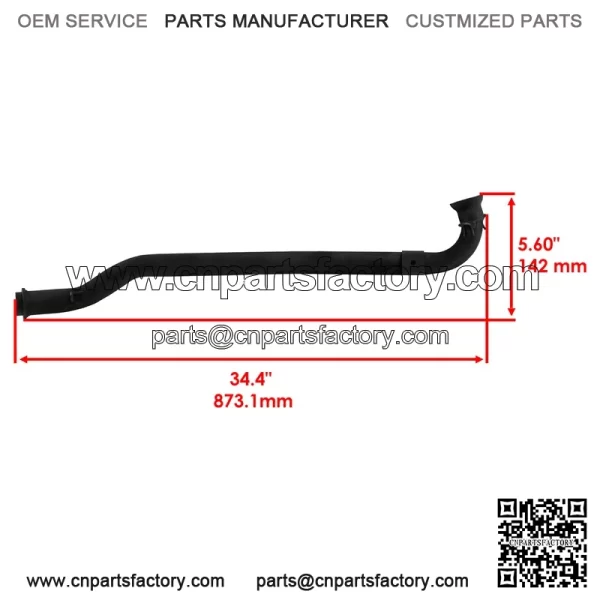 Polaris Scrambler 500 2000-2012 Exhaust Pipe - 1261005-489 1261005-029 - Image 2