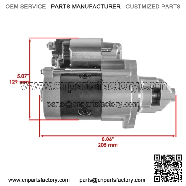 428000-6600 428000-6601 SR428000-6600 Starter for Kawasaki Engine 12V CW 10Teeth - Image 2