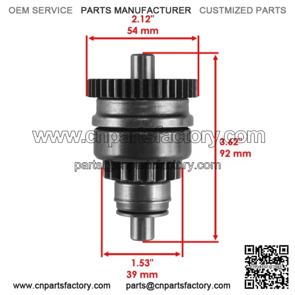 Polaris Scrambler 500 1997-2000 Starter Drive Bendix - Image 2