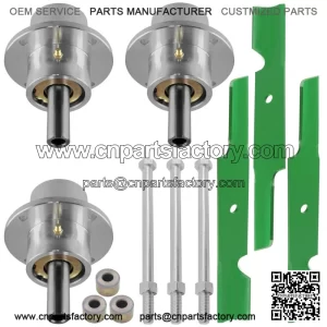 52" Deck Spindles & Blade w/ Bolt kit for Scag SMZ-52 SSZ-18CV SSZ-20CV SSZ-22CV