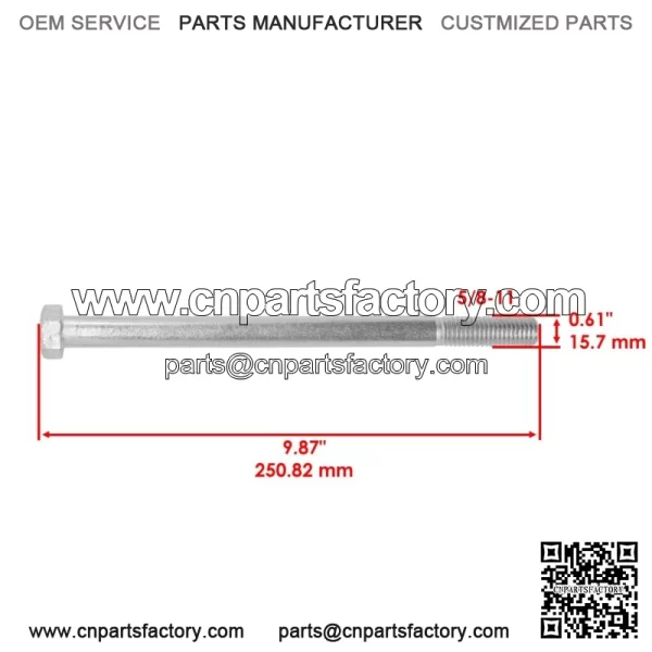52" Deck Spindles & Blade w/ Bolt kit for Scag SMZ-52 SSZ-18CV SSZ-20CV SSZ-22CV - Image 5