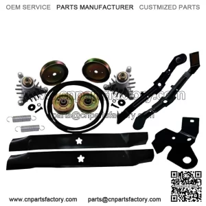 Mower Deck Rebuild Kit Brake Idler Arms Springs Spindles Pulleys Bel