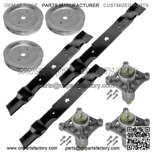 54" Deck Spindle with Pulley & Blade for Dixon D26BH54 960460013 532129861