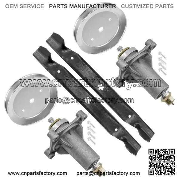 42" Deck Spindle & Pulley for Dixon D19KH42 D20KH42 960410230 960460043 - Image 5