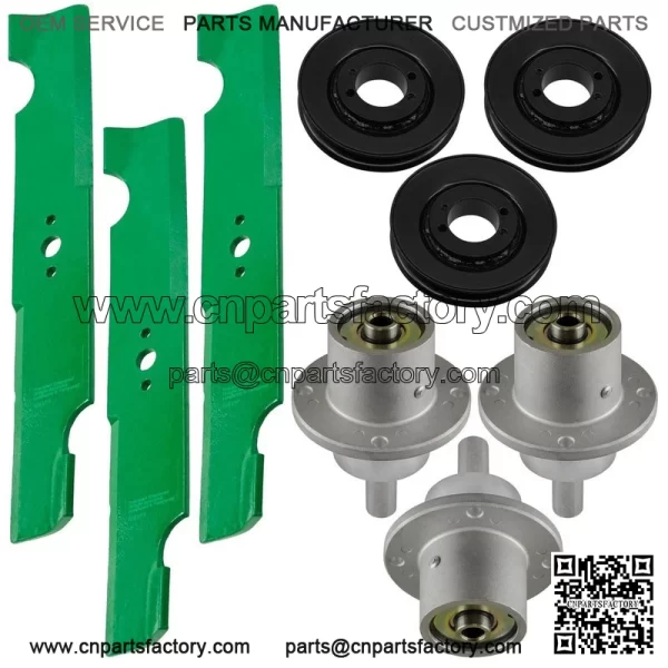 48" Deck Spindle Pulley & Blade for Ferris 5901047 HW48B PCM4818K HydroWalk