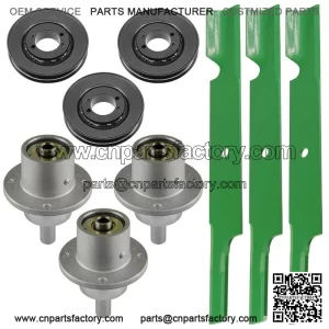 61" Deck Spindle Pulley & Blade for Ferris DDS61 5901115 DD61BVE HydroWalk
