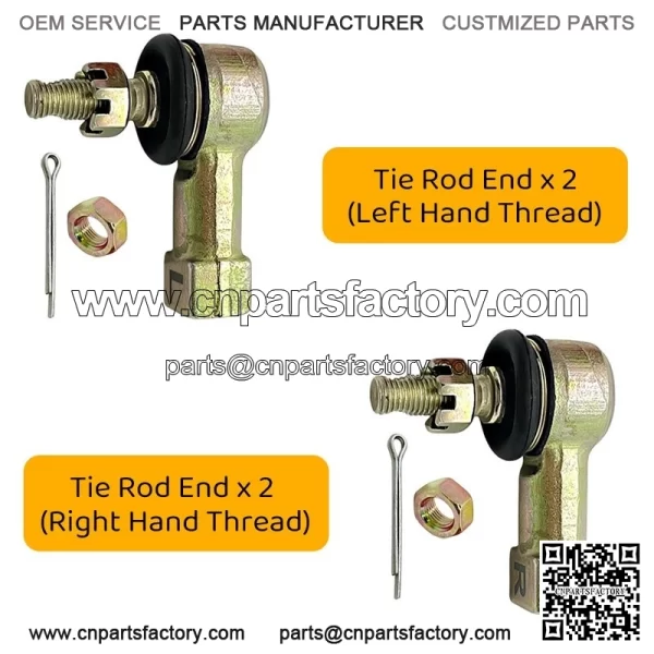 Heavy Duty Chromoly Tie Rod Ends Kit for Honda TRX250R TRX400EX TRX450R TRX300EX - Image 4