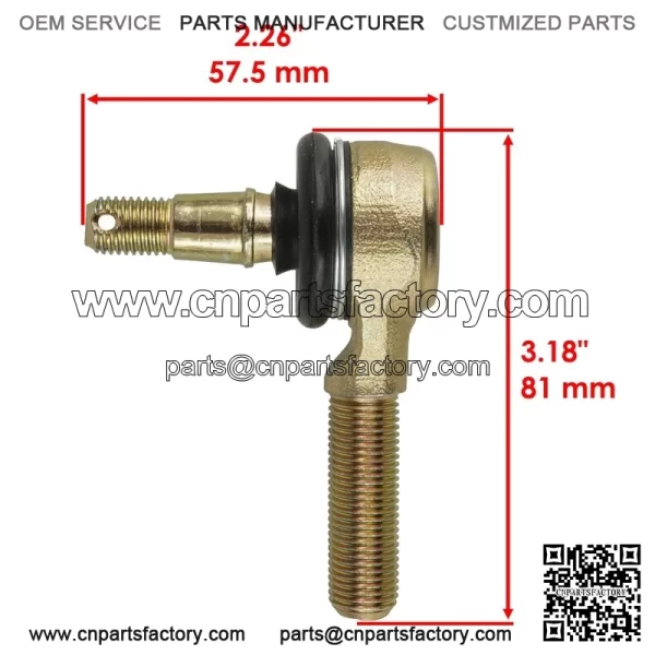 2 Tie Rod End Kit for Yamaha YFZ450 2007 2008 2009 2012 2013 - Image 2