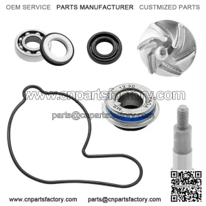 Water Pump Impeller Bearing Seal Shaft Kit for Honda TRX450R 2004 2005 2006-2009