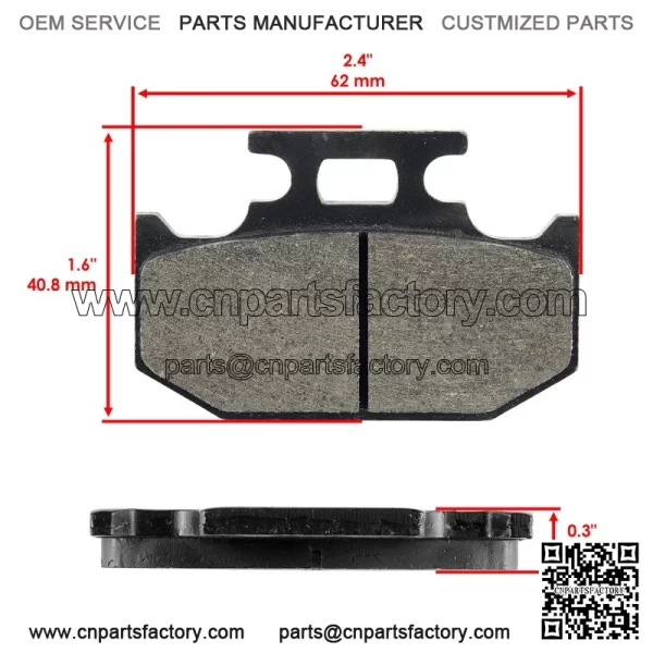 Brake Pads For Yamaha 5B4-25806-01-00  5B4-W0046-00-00  5B4-25806-00-00 - Image 2