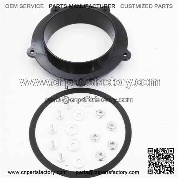 Black Air Filter Intake Adapter For Yamaha YFZ450 All Years - Image 2