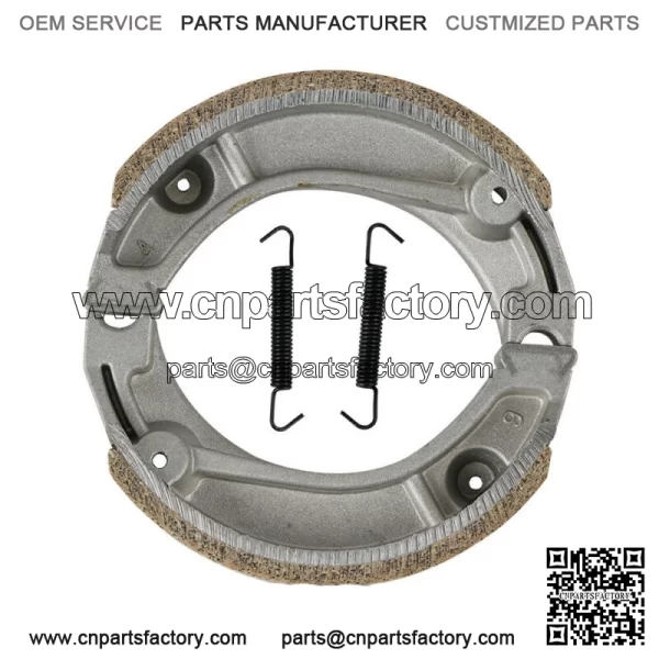 Front Rear Brake Shoes Pads for Honda CB125S CR125M CR80R CT70 CT90 ST90 XL100 (For: Honda CT110)