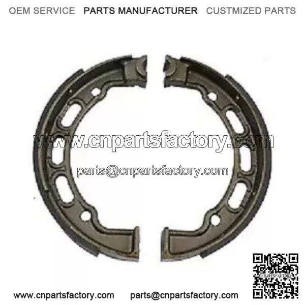 Replica Mechanical Rear Brake Shoe Set fits Harley Davidson 23-1750