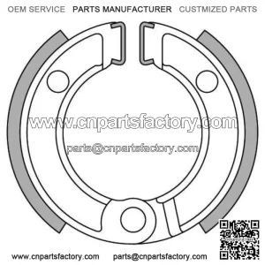 Front Brake Shoes for Honda QR50 1983-1998