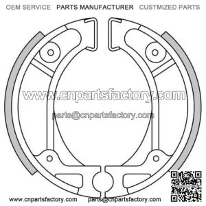 Rear Brake Pads GF.1248 Honda Life Dio 50 / QR 50 / SA 75 Vision