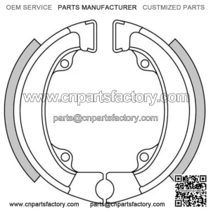 Rear Brake Pads GF.1198 Honda OR 50 / PX 50 / QR 50 ED