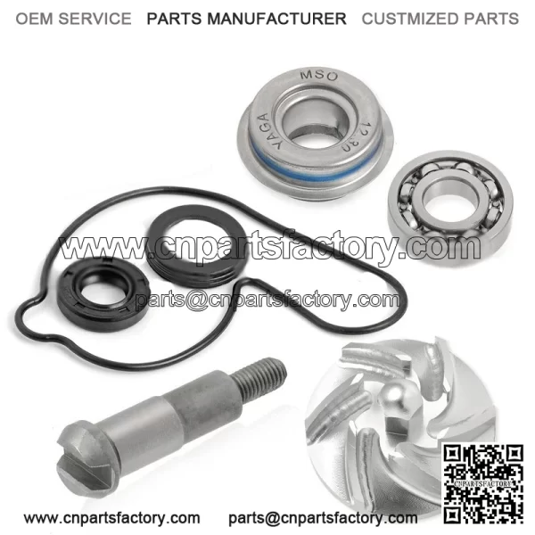 Water Pump Seal Repair kit Impeller + Shaft For Honda TRX450R TRX450ER 2004-2014 - Image 2