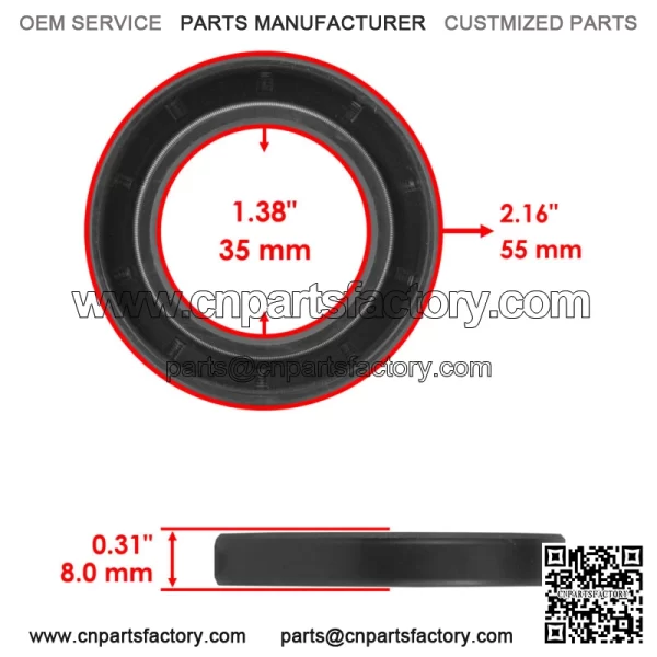 0402-325 Rear Gearcase Seal For Arctic Cat 400 4x4 Auto 2003-06 / 400 4x4 02-03 - Image 2