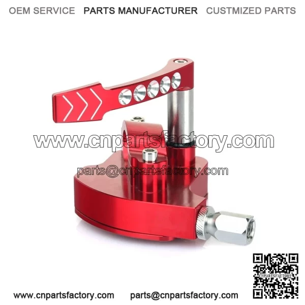 Thumb Throttle Assembly For Honda TRX 450R 450ER 300EX 400EX LT-R450 Billet Red - Image 4