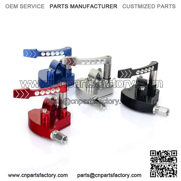 Thumb Throttle Assembly For Honda TRX 450R 450ER 300EX 400EX LT-R450 Billet Red - Image 5