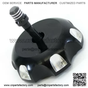 TRX 450R TRX450R  400EX 400X Billet Gas Cap  Black 408 T6 B