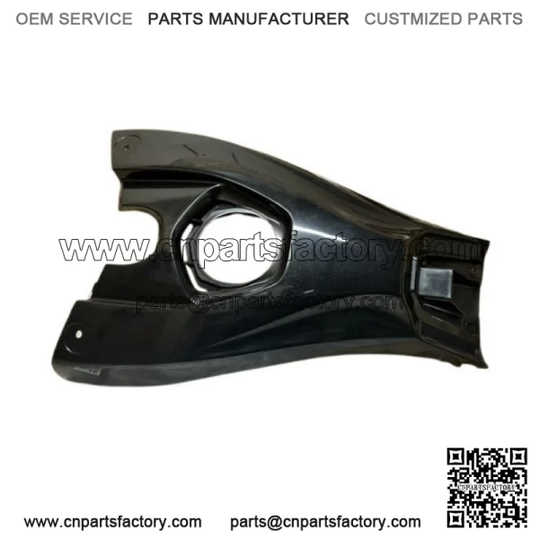 06-13 YAMAHA YFZ450 OEM GAS TANK COVER METALLIC  BLACK YFZ 450 - Image 2