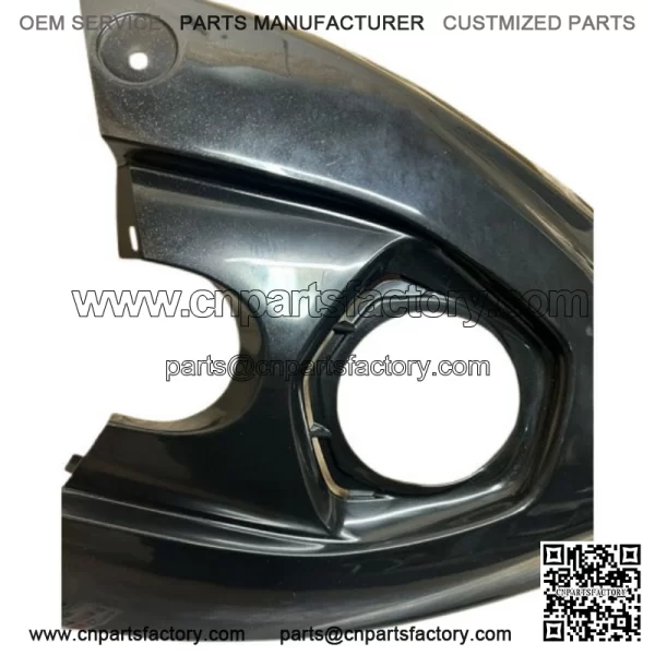 06-13 YAMAHA YFZ450 OEM GAS TANK COVER METALLIC  BLACK YFZ 450 - Image 3