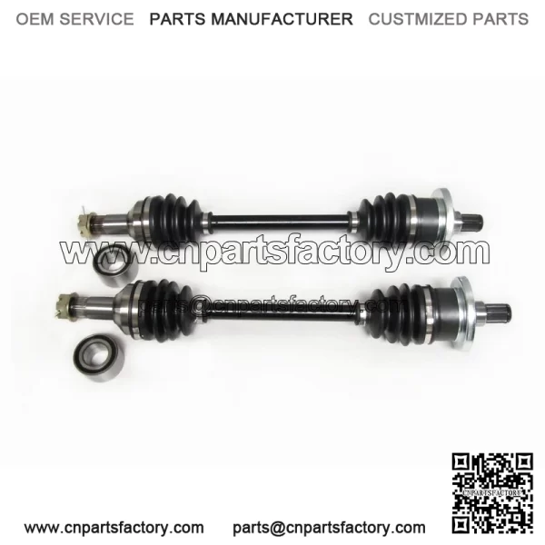 Set of Front Axles & Bearings for Arctic Cat 450 500 550 650 700 1000