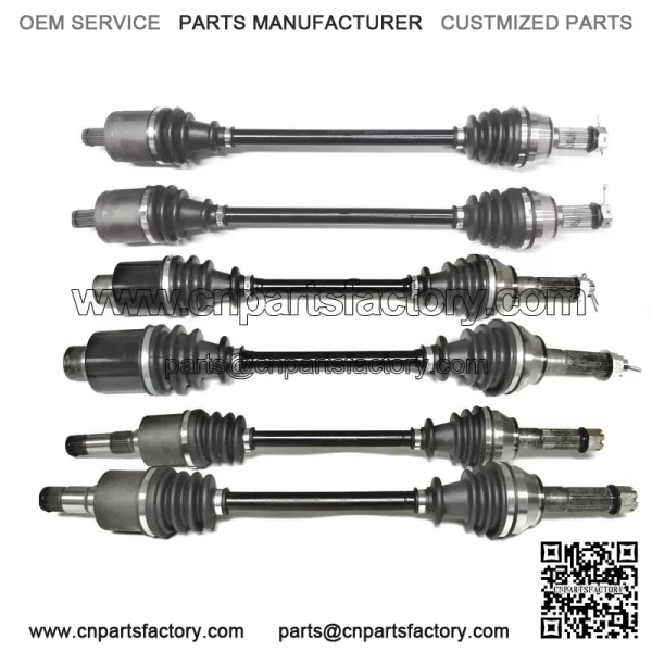 Set of CV Axles for Polaris, 2010-2016 Ranger 800 6x6, Front Middle Rear