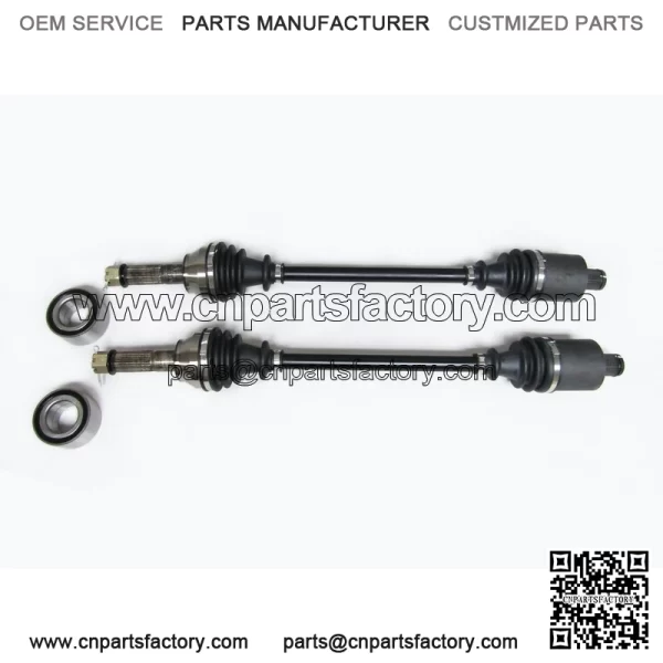 Set of Rear Axles & Wheel Bearings for Polaris Ranger 570 900 & 1000