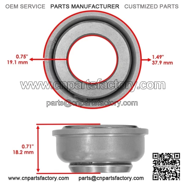 786103 Front Wheel Bearing For Hustler Mini Z / FasTrak SD SDX / Raptor SD RD - Image 2
