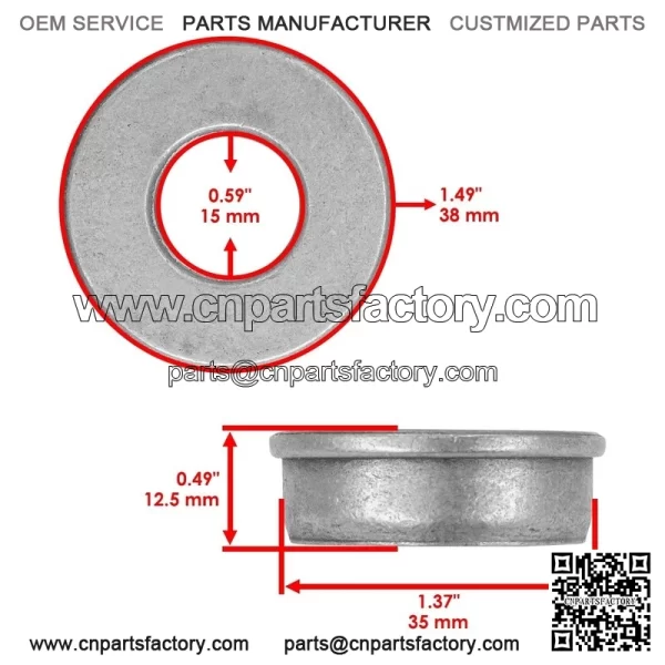 Wheel Bearing kit for Toro 30197 30518 30519 ProLine 1-513809 1-513810 1-513648 - Image 3