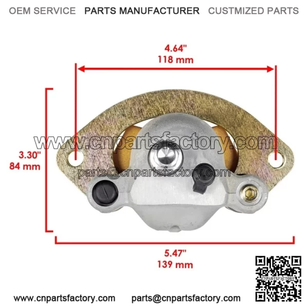 1913405 1913403 Front or Rear Right Brake Calipers with Pads For Polaris - Image 2
