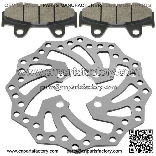 Rear Brake Disc Rotor w/ Pads fits Yamaha YFZ450R / YFZ450RSE Special 2009-2021 - Image 4