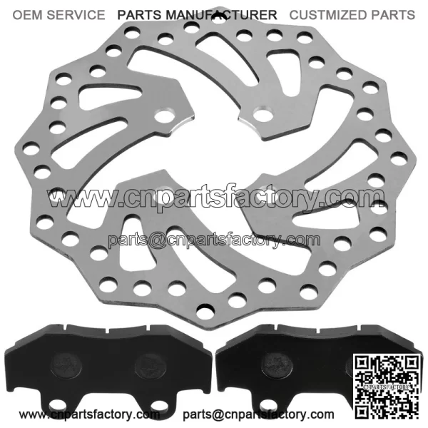 Rear Brake Disc Rotor w/ Pads fits Yamaha YFZ450R / YFZ450RSE Special 2009-2021 - Image 5