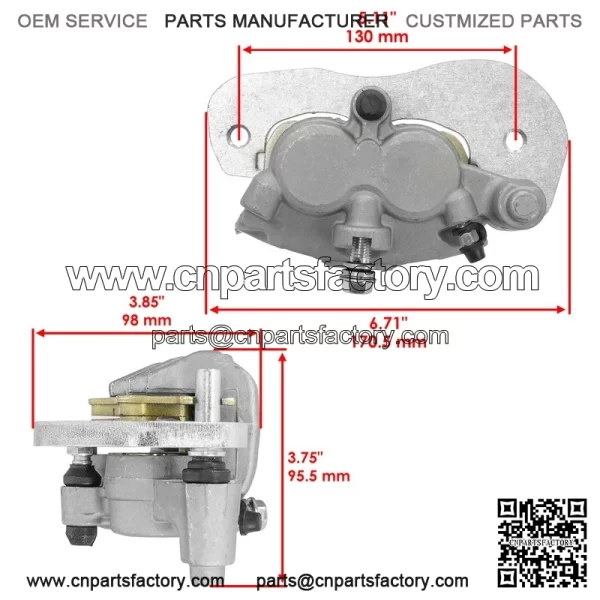 Rear Right Brake Caliper For Can Am Maverick Trail 1000 800 2019-2021 700 22-23 - Image 2