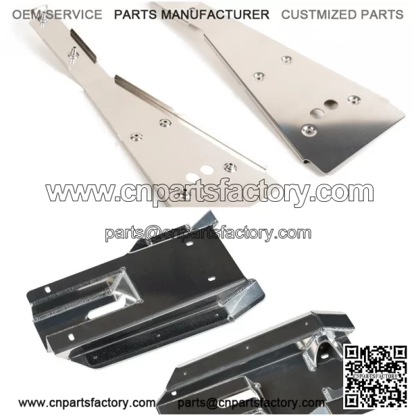 Full Chassis Glide & Swing Arm Skid Plate Gaurd Combo HONDA TRX450R TRX450ER
