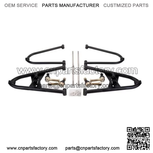 TRX 450R A Arms +2.5 +1 Chromoly Adjustable Brake lines Clamps - Image 2