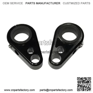 Billet Black Front A-Arm Brake Line Clamps Yamaha YFZ450 YFZ450R YFZ450X YFZ 450