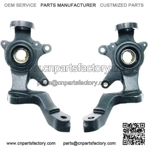Front Right/Left Steering Knuckle Assy70MM Hisun Massimo 700 UTV Quad GO Kart HS Code 52710-115N00-0000/52720-115N00-0000 (Color : Left and Right) Electrophoretic black paint