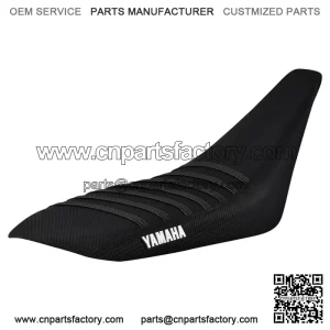 Yamaha YFZ 450 Gripper Seat Cover 2004-2013    all BLACK / BLACK ribs LOGO #200